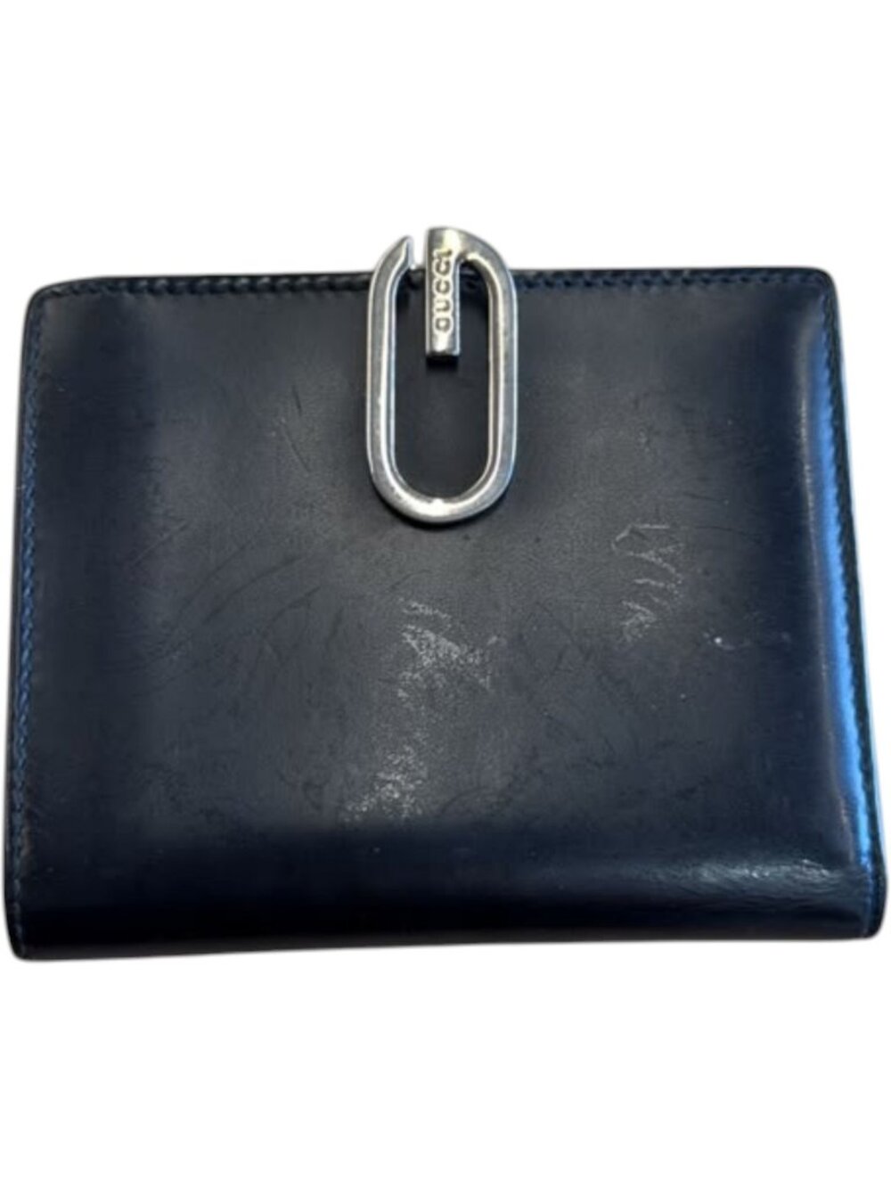 567150CR C1 Gucci Wallet Black Leather